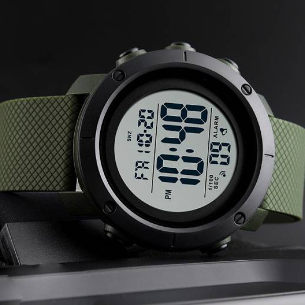 Мужские часы Skmei 1434AGWT Army Green-White фото 5