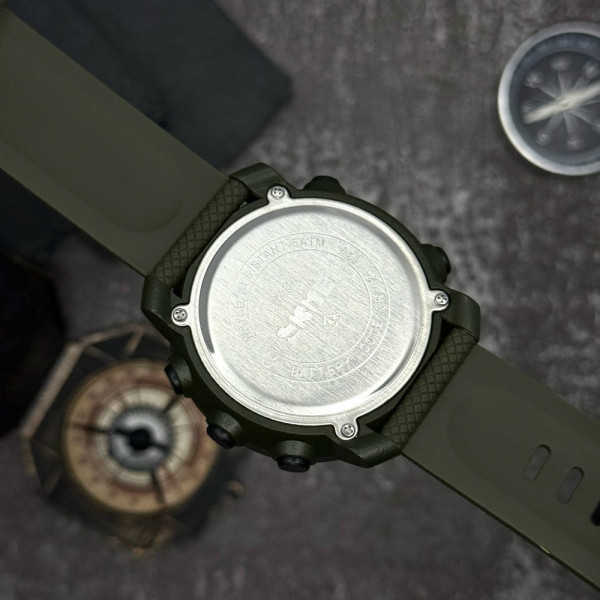 Мужские часы Skmei 1434AGWT Army Green-White фото 5