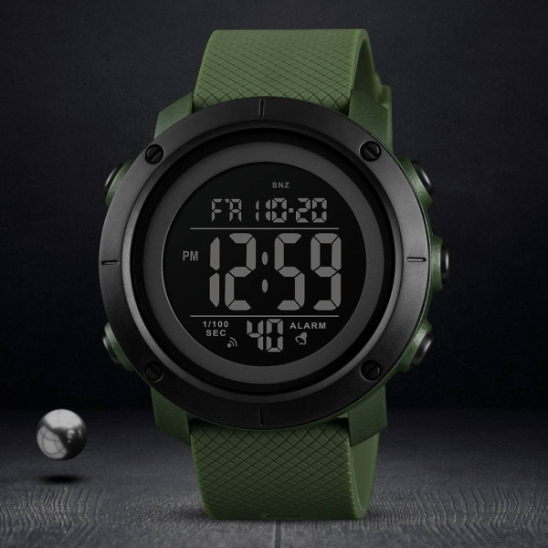 Чоловічий годинник Skmei 1434AGBK Army Green-Black фото 5