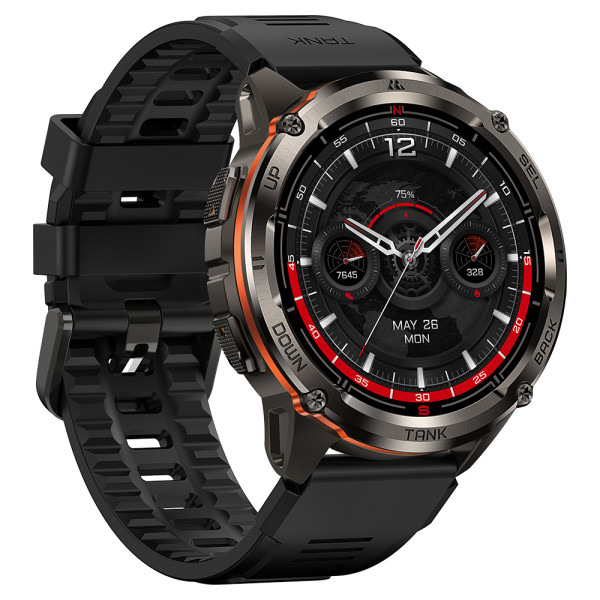 Тактичний Розумний Годинник з Компасом Kospet TANK T3 ULTRA 2 Black + GPS, Спортивні Режими, Водозахист, Дзвінки фото 3
