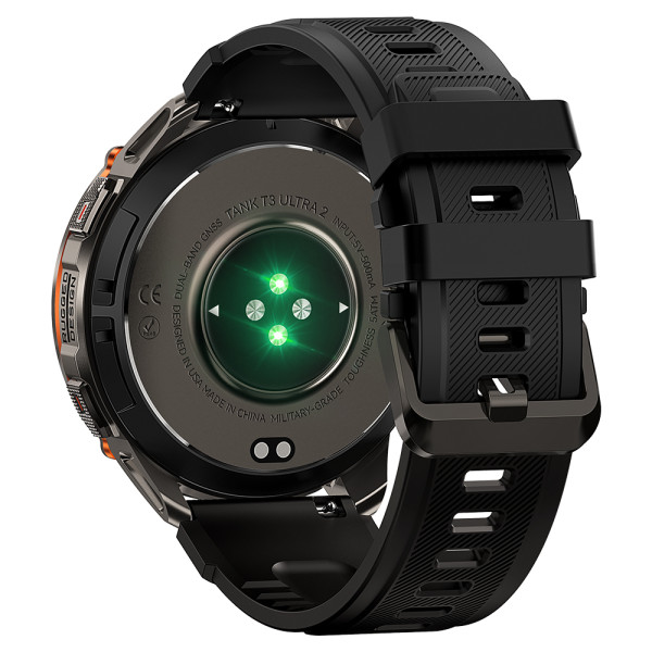 Тактические Умные Часы с Компасом Kospet TANK T3 ULTRA 2 Black + GPS, Спортивные Режимы, Водозащита, Звонки фото 4