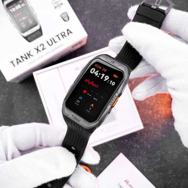 Тактические Умные Часы с Компасом Kospet TANK X2 ULTRA Black + GPS, Спортивные Режимы, Водозащита, Звонки фото 12