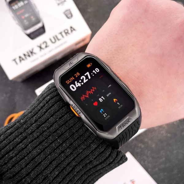 Тактические Умные Часы с Компасом Kospet TANK X2 ULTRA Black + GPS, Спортивные Режимы, Водозащита, Звонки фото 10