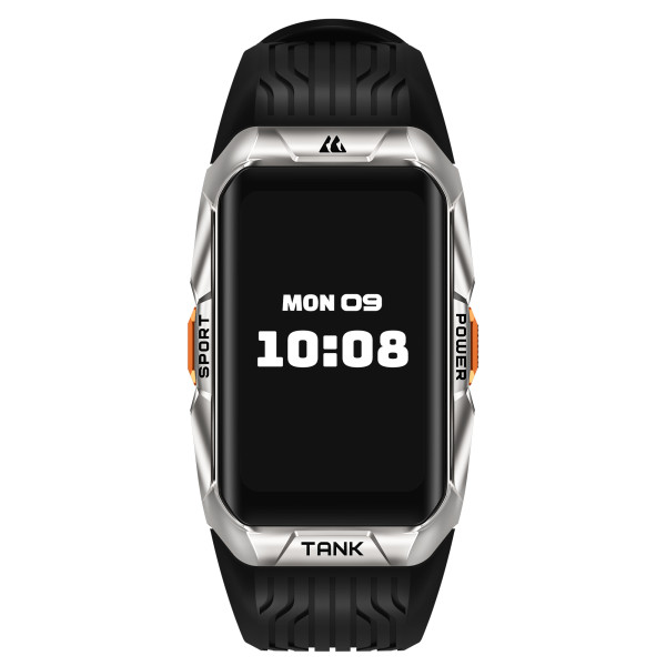 Тактические Умные Часы с Компасом Kospet TANK X2 ULTRA Silver + GPS, Спортивные Режимы, Водозащита, Звонки фото 4