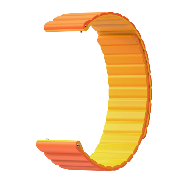 Магнітний ремінець KOSPET 22 мм. Orange-Yellow фото 1