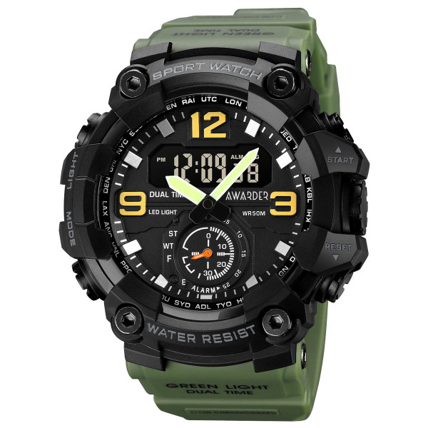Мужские часы Awarder 003 Army Green фото 1