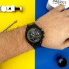 Чоловічий годинник Awarder 016 Тризуб срібло Black-Black Steel фото 3