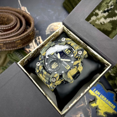 Awarder 003 Тризуб золото Army Green