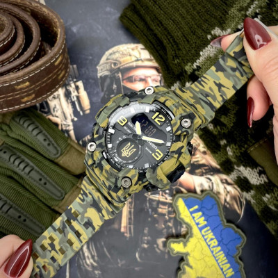 Awarder 003 Тризуб золото Army Green