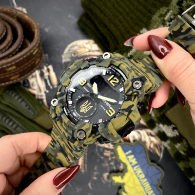 Awarder 003 Тризуб золото Army Green