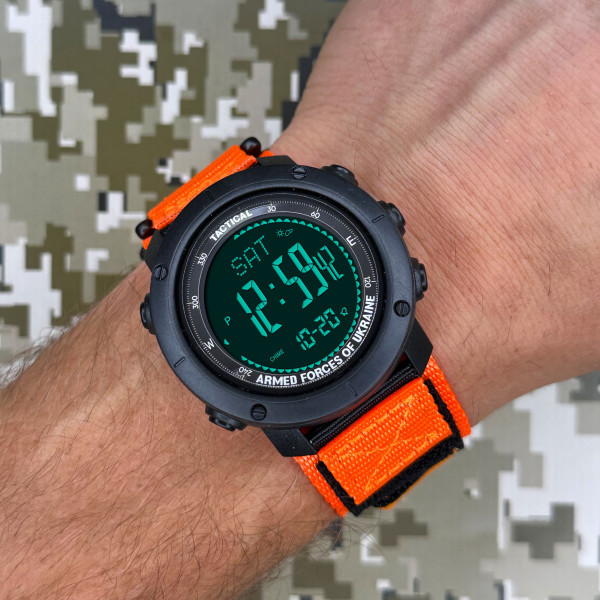 Мужские часы Awarder 036 Nylon Black-Orange фото 4