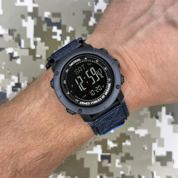 Мужские часы Awarder 036 Nylon Black-Blue фото 3