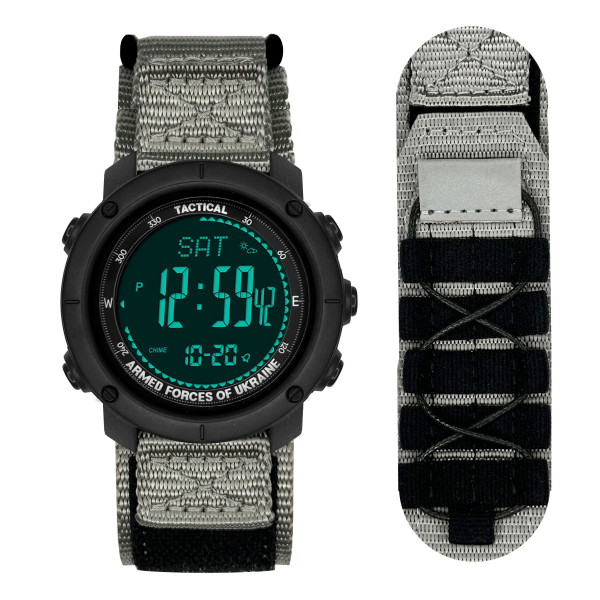 Мужские часы Awarder 036 Nylon Pro Black-Grey фото 1