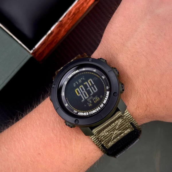 Чоловічий годинник Awarder 036 Nylon Tactic Black-Army Green фото 3