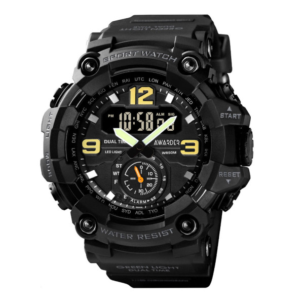 Чоловічий годинник Awarder 004 Black фото 1