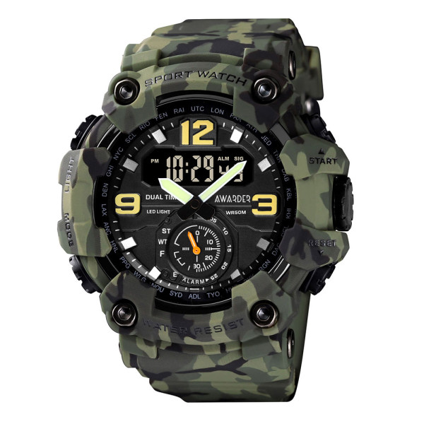 Мужские часы Awarder 004 Camo Green фото 1