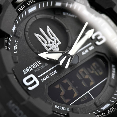 Awarder 001 Трезубец серебро Black