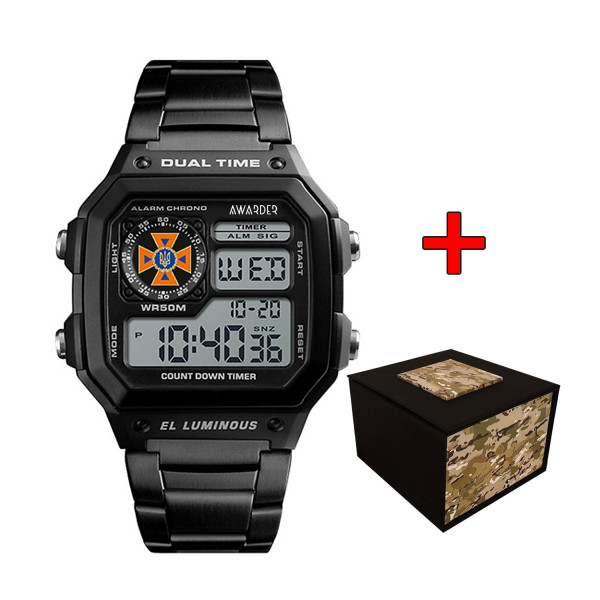 Чоловічий годинник Awarder 011 ДСНС Black
