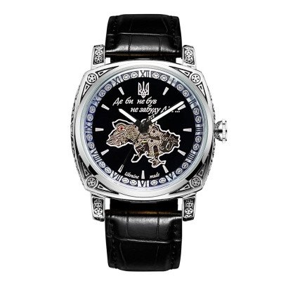 Мужские часы Awarder 021 Где бы ни был Silver-Black