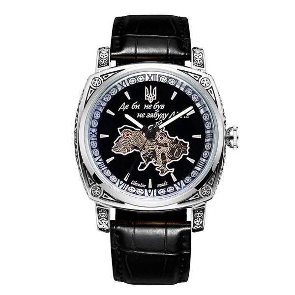 Мужские часы Awarder 021 Где бы ни был Silver-Black фото 1