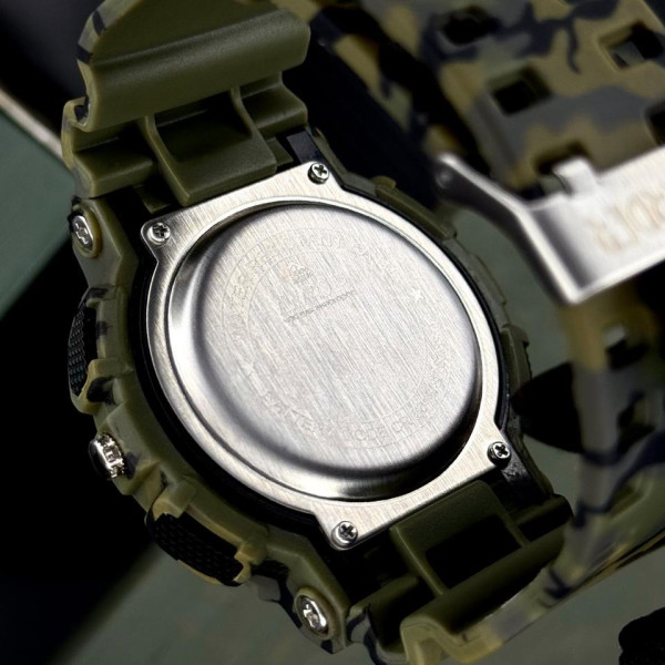Мужские часы Awarder 005 Трезубец золото Camo Green фото 6