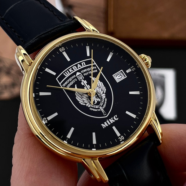 Чоловічий годинник Awarder 020 Ваше лого Gold-Gold, японський механізм фото 6