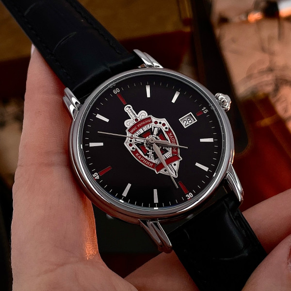 Чоловічий годинник Awarder 020 Ваше лого Silver-Silver, японський механізм фото 4