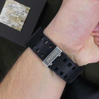 Awarder 005 Трезубец серебро Black