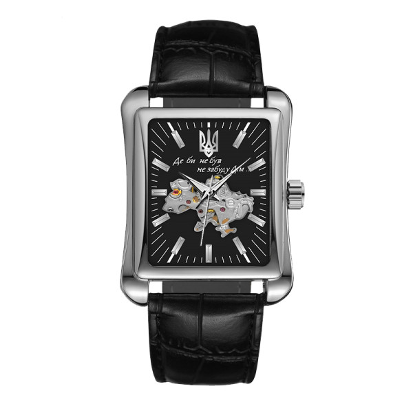 Мужские часы Awarder 053 Где бы ни был Silver-Black фото 1