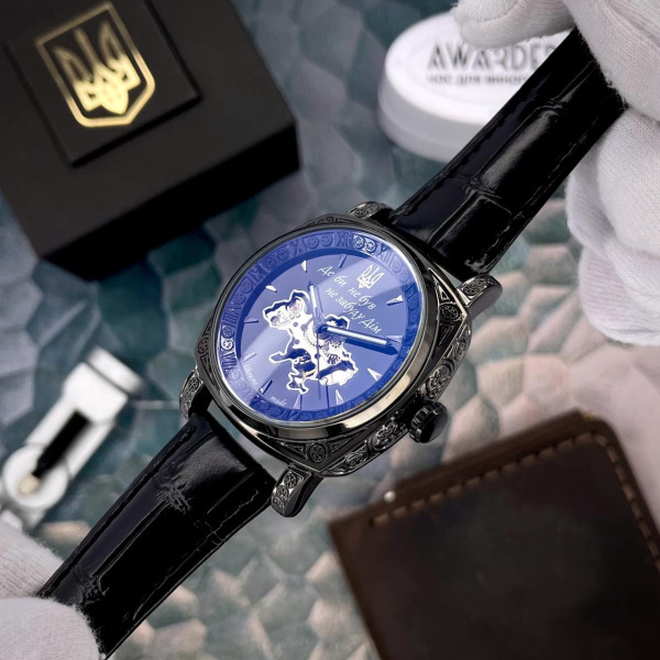 Чоловічий годинник Awarder 021-3D  Де би не був All Black фото 4