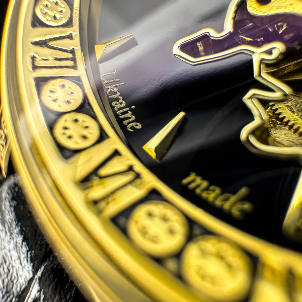 Чоловічий годинник Awarder 021-3D  Де би не був Black-White Steel фото 12