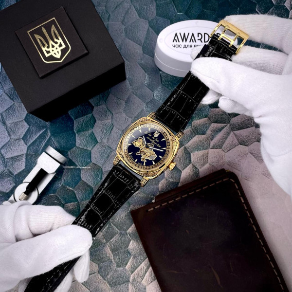 Чоловічий годинник Awarder 021-3D  Де би не був Black-White Steel фото 11