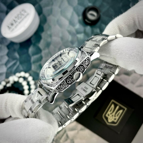 Мужские часы Awarder 021-3D  Где бы ни был Silver-White Steel фото 7