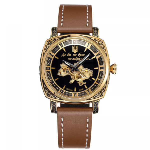 Женские часы Awarder 021 Где бы ни была Gold-Black-Brown фото 1