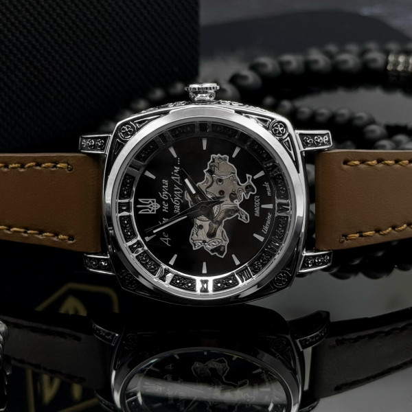 Жіночий годинник Awarder 021 Де би не була Silver-Black-Brown фото 7