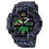 Мужские часы Skmei 1520GYBK gray black. фото 3
