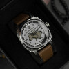 Женские часы Awarder 021 Где бы ни была Silver-Silver-Brown фото 4
