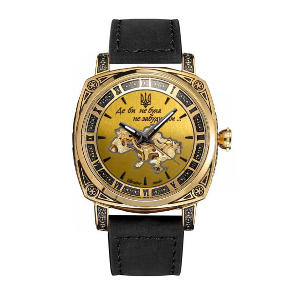 Женские часы Awarder 021 Где бы ни была Gold-Gold-Black фото 1