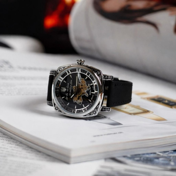 Жіночий годинник Awarder 021 Де би не була Silver-Black-Black фото 8