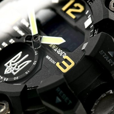 Awarder 003 Трезубец серебро Black