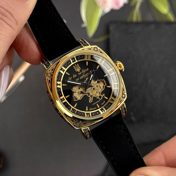 Женские часы Awarder 021 Где бы ни была Gold-Black-Black фото 8