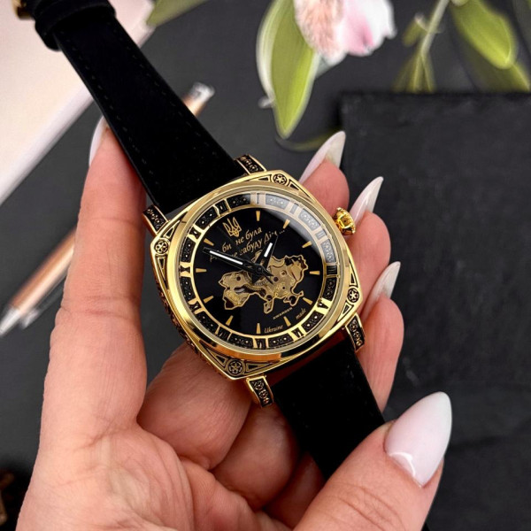 Женские часы Awarder 021 Где бы ни была Gold-Black-Black фото 5