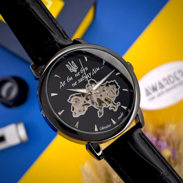 Мужские часы Awarder 022-3D Где бы ни был All Black  Automatic фото 4