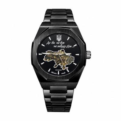 Чоловічий годинник Awarder Octagon Де би не був All Black