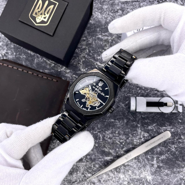 Мужские часы Awarder Octagon Где бы ни был All Black фото 8