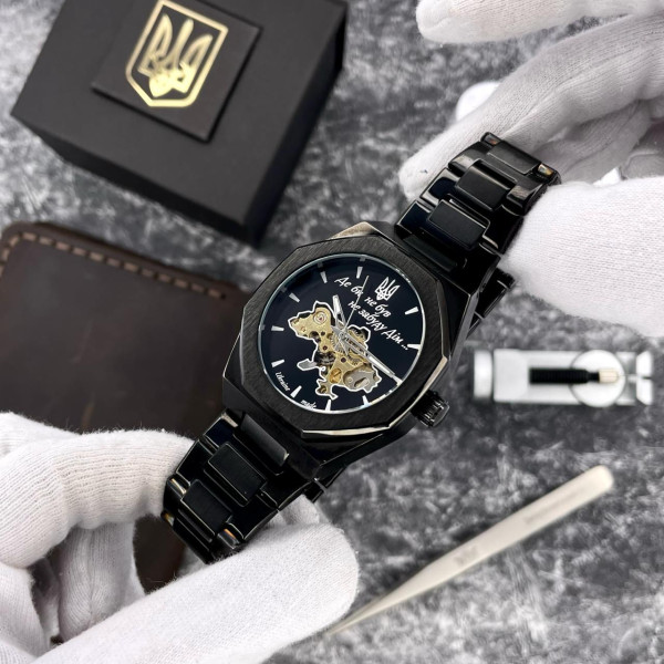 Мужские часы Awarder Octagon Где бы ни был All Black фото 7