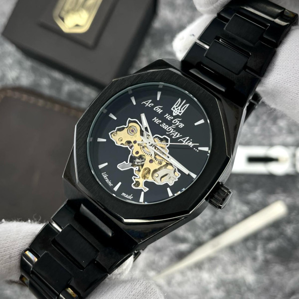 Мужские часы Awarder Octagon Где бы ни был All Black фото 6