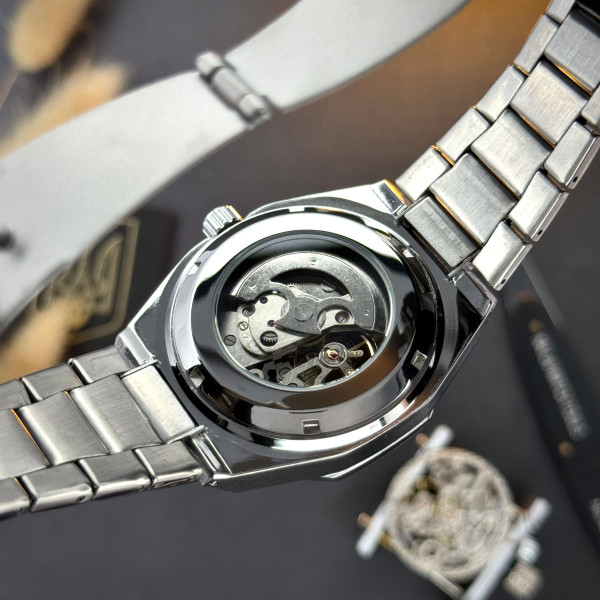 Мужские часы Awarder Octagon Где бы ни был Silver-Black фото 9