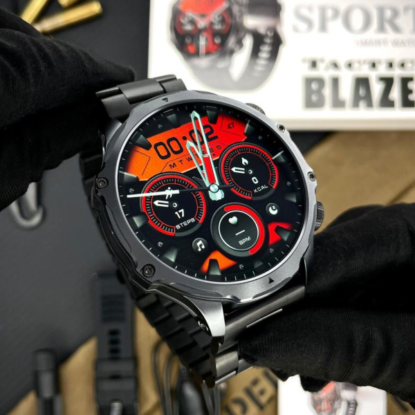 Смарт часы Modfit Tactic Blaze Black Steel фото 6