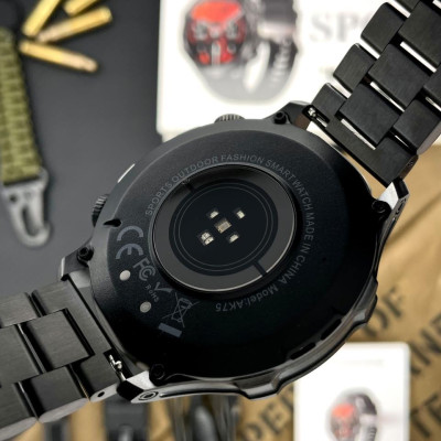 Розумний годинник Modfit Tactic Blaze Black Steel + ремінець в подарунок